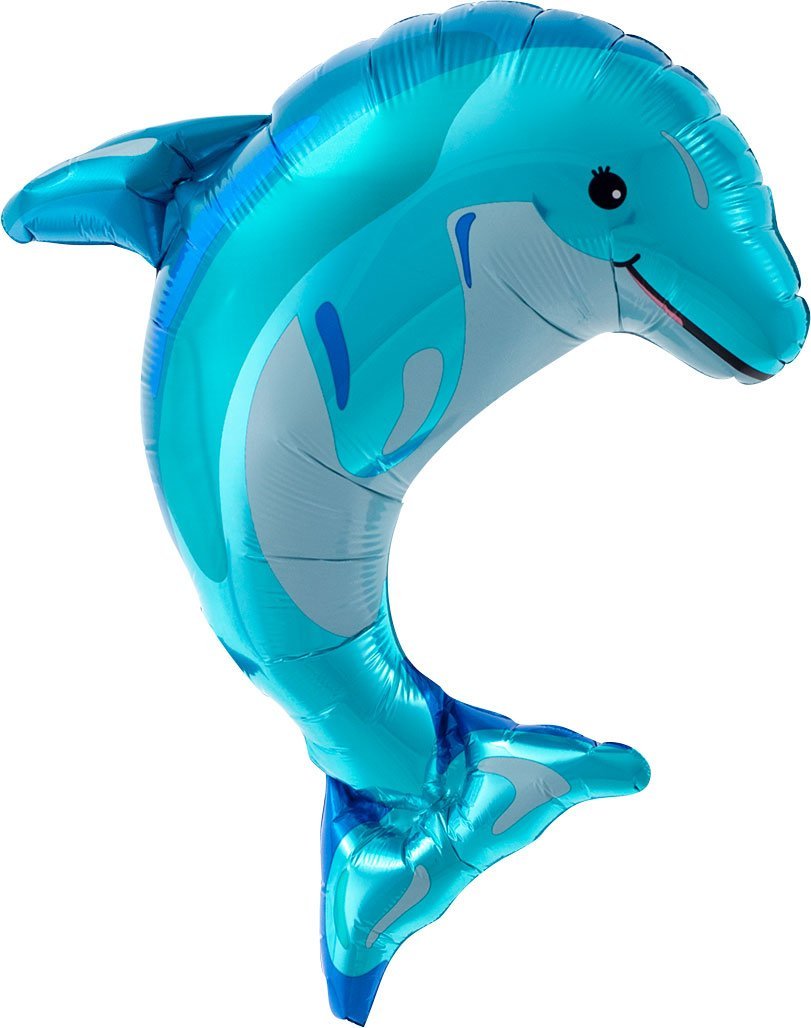 Folienfiguren Delfin 14in/35cm