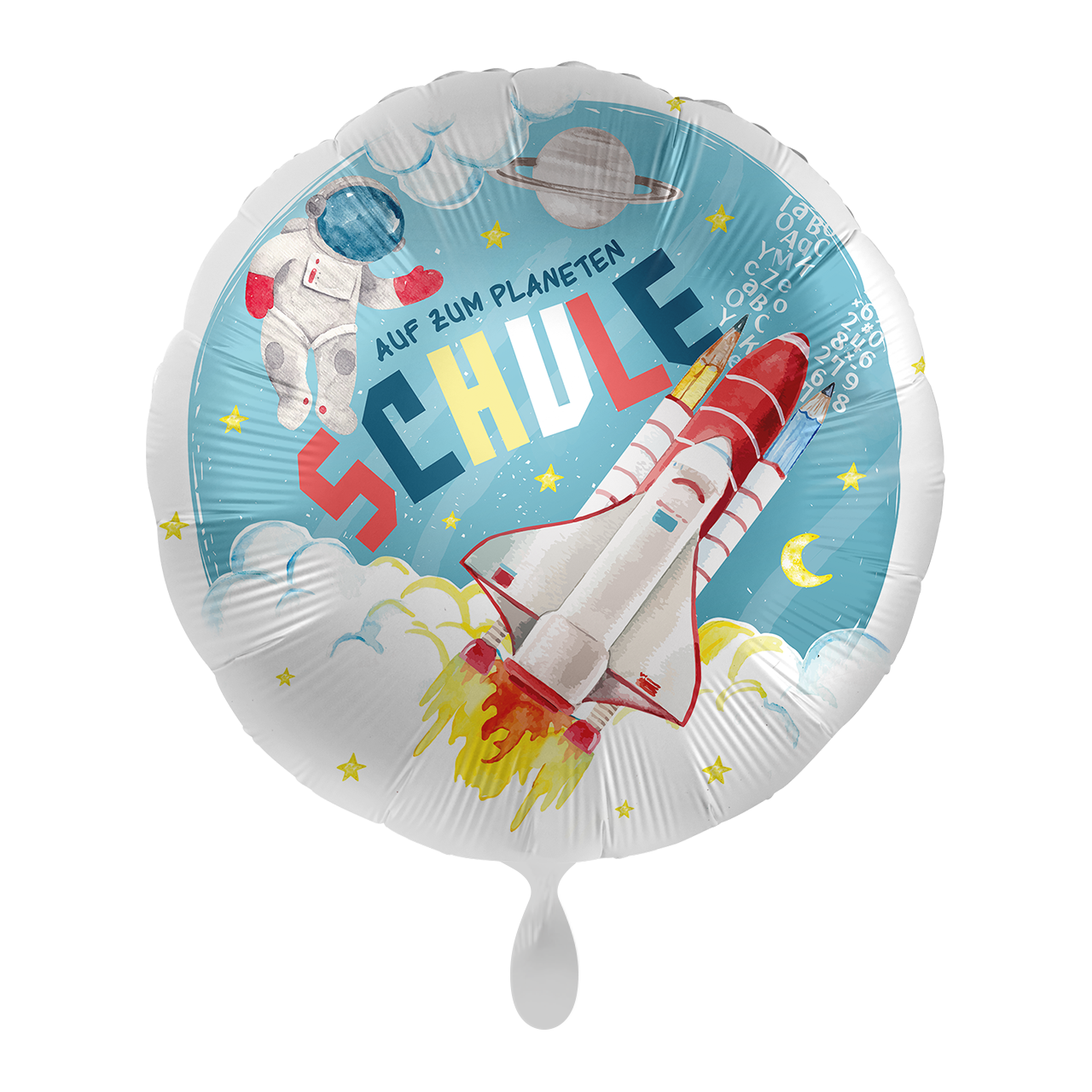 Folienballon Planet Schule - 74803