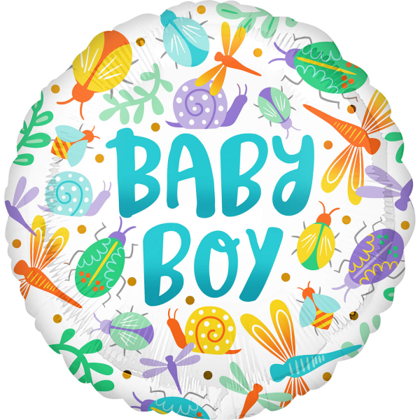 Folienballon Baby Boy Watercolor - 66398