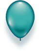 Latexballon aquamarin - 1 Stück - Größe 11