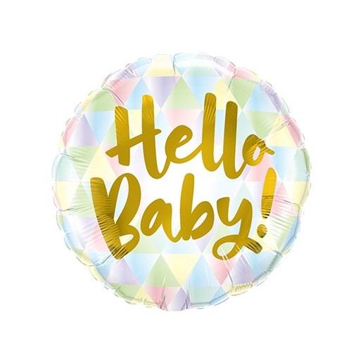 Folienballon Hello Baby! - 65946