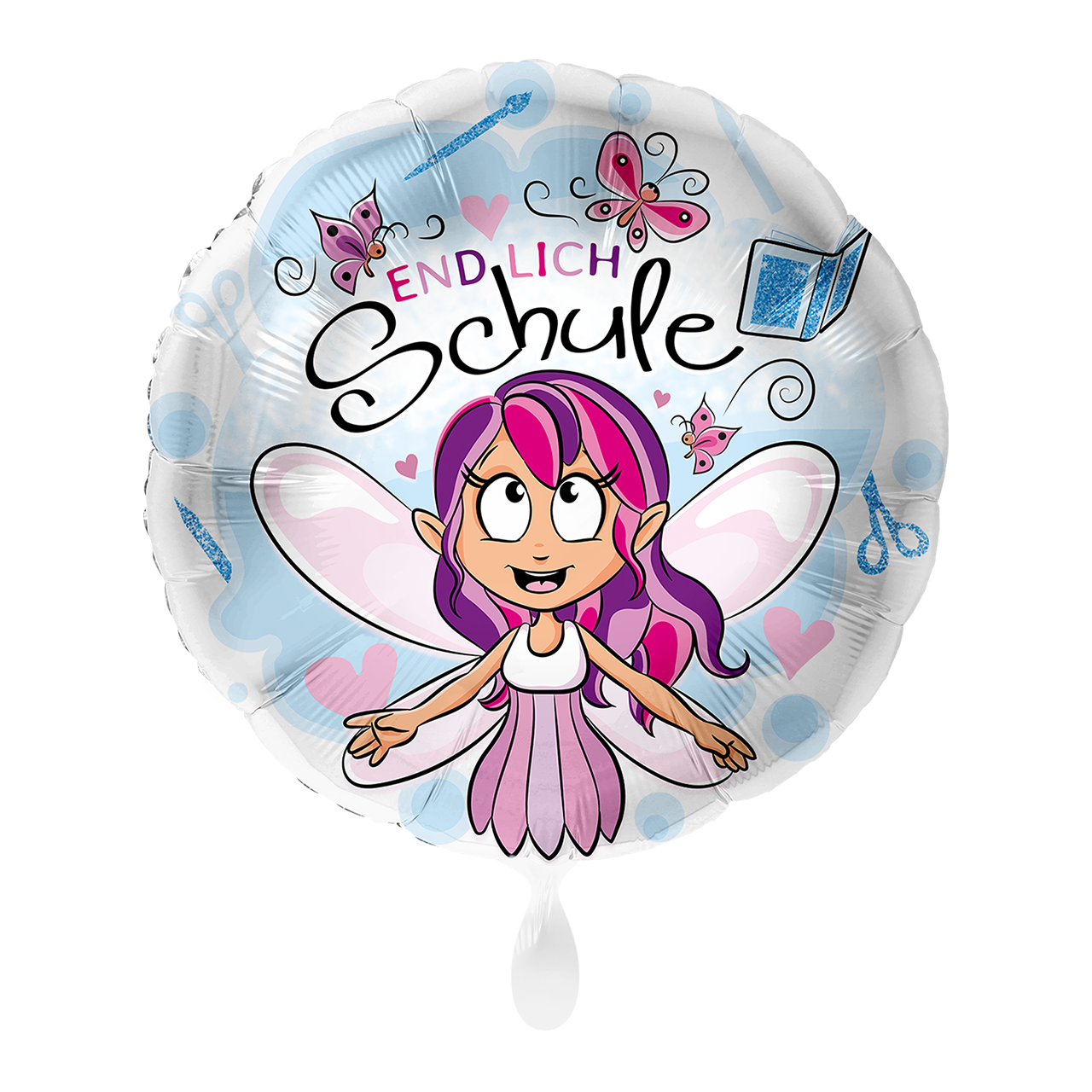 Folienballon Fee Endlich Schule  -  72014