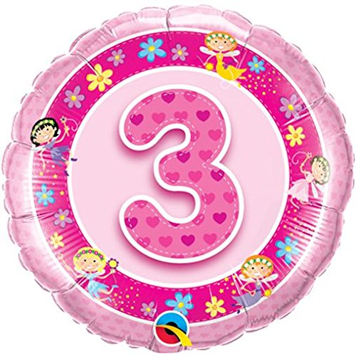 Folienballon 3 Pink Fairies